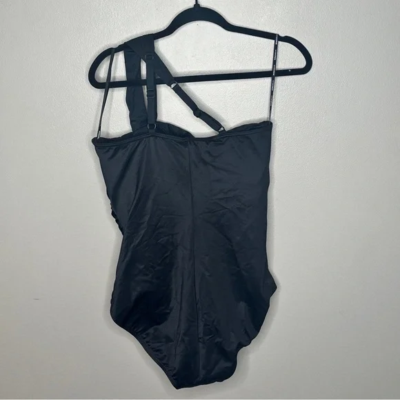 NEW Miraclesuit Rock Solid Europa One-Piece Swimsuit Black 14 - Picture 7 of 7